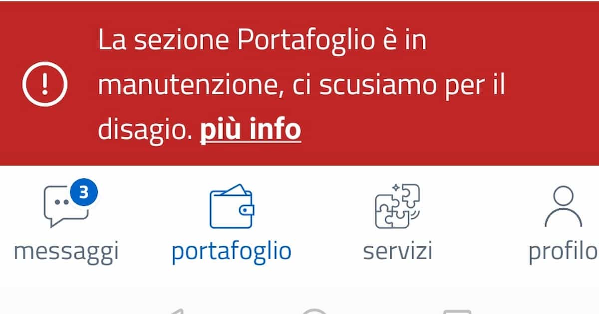 App IO in manutenzione, non riesco a caricare Bancomat e Iban. Cashback di Natale utopia (finora)