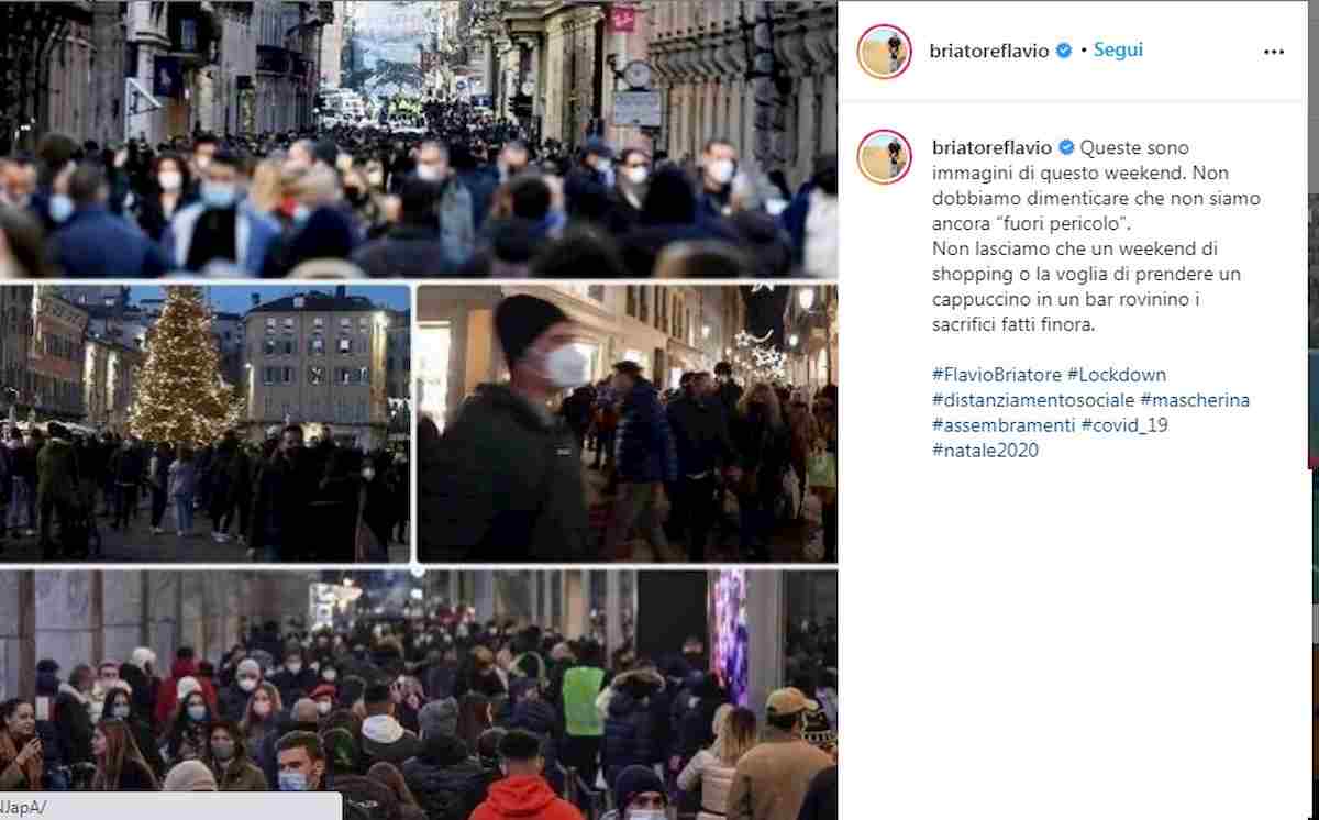 Briatore critica lo sopping selvaggio