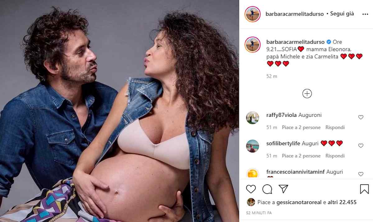 eleonora d'urso diventa mamma