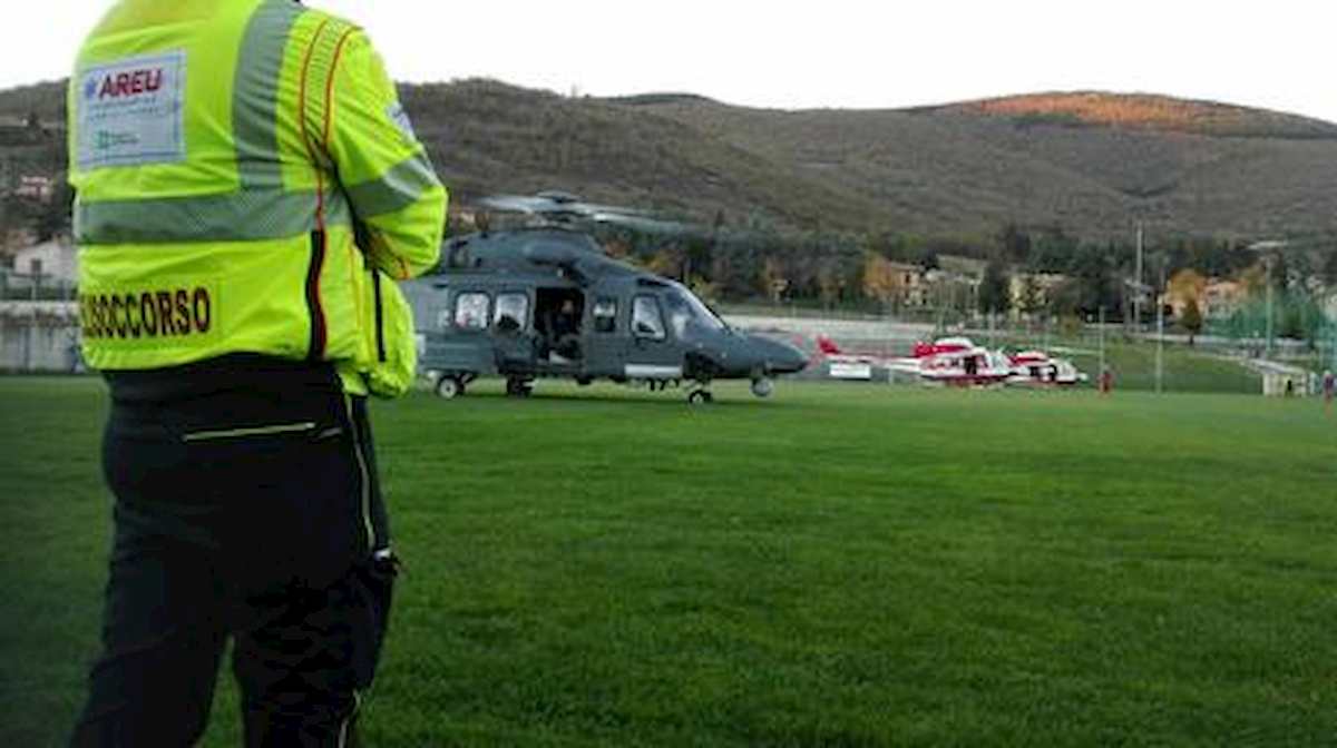 elicottero soccorsi, foto ansa