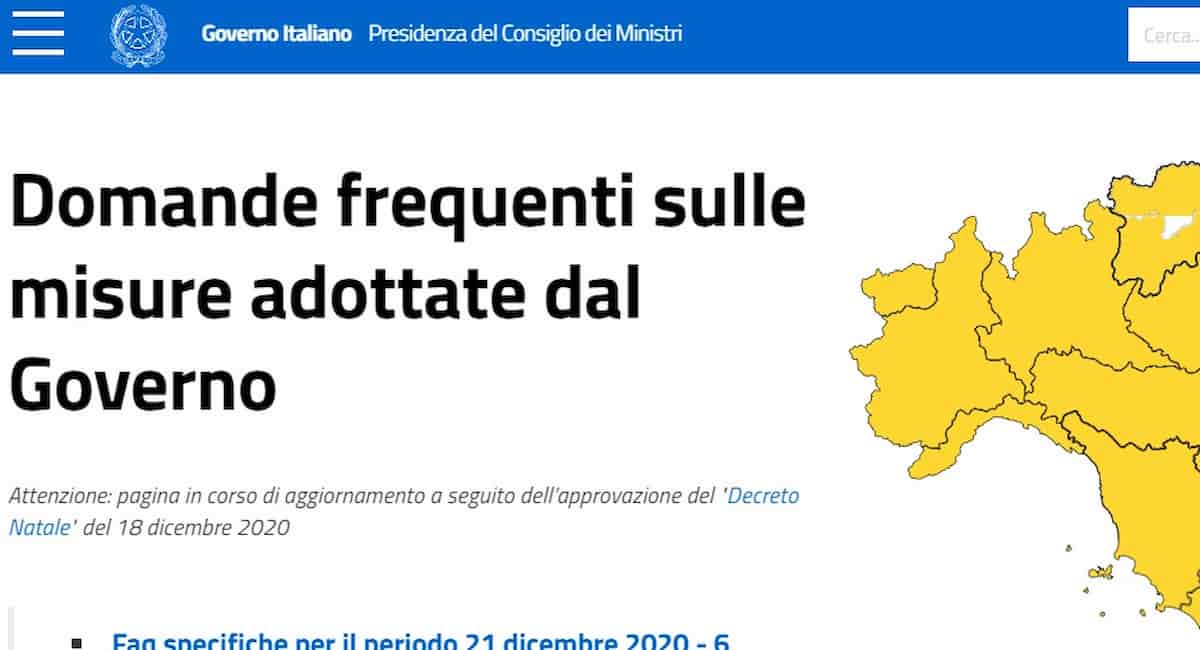 Regole Natale autocertificazione, 24 e 25 si può uscire dal Comune per andare dai parenti: Faq Decreto Natale aggiornate
