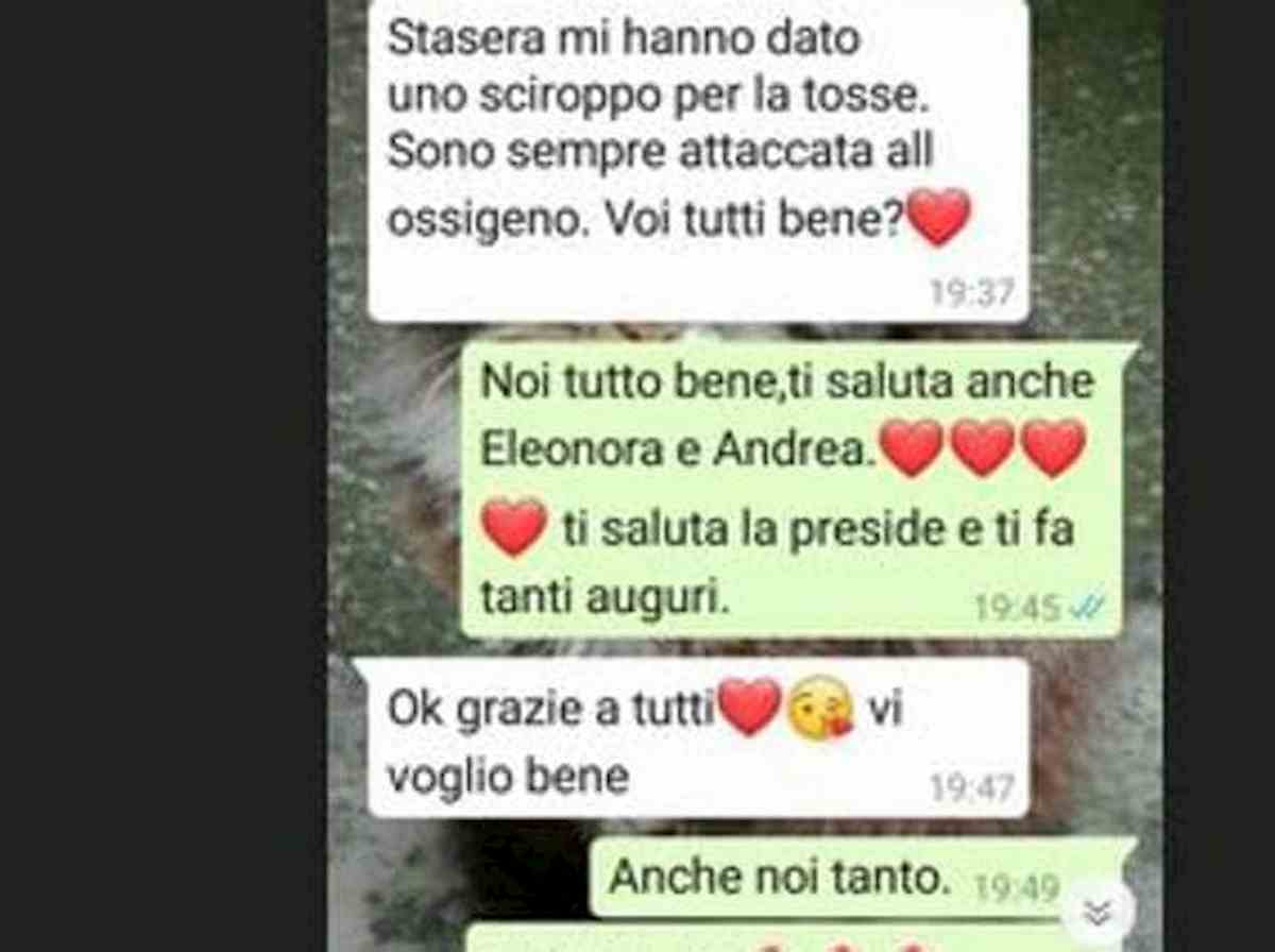 Lucia Cosimi morta di Covid, la figlia pubblica gli sms della mamma dall'ospedale. "Basta negazionisti"