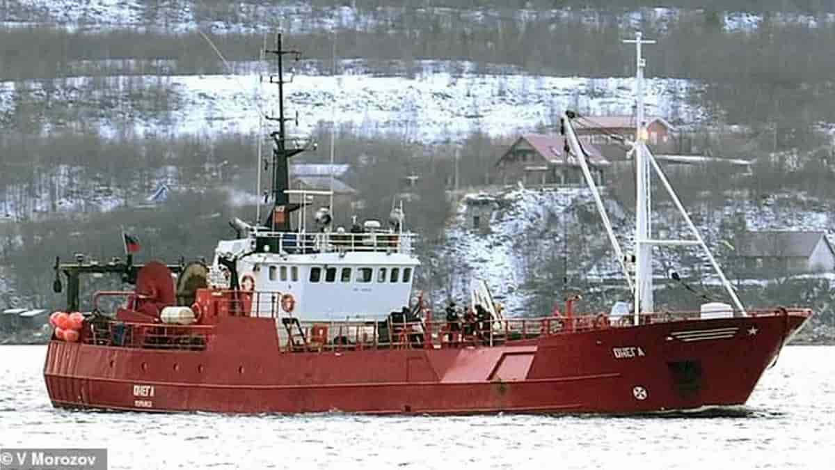 Peschereccio russo affonda nel Mare di Barents