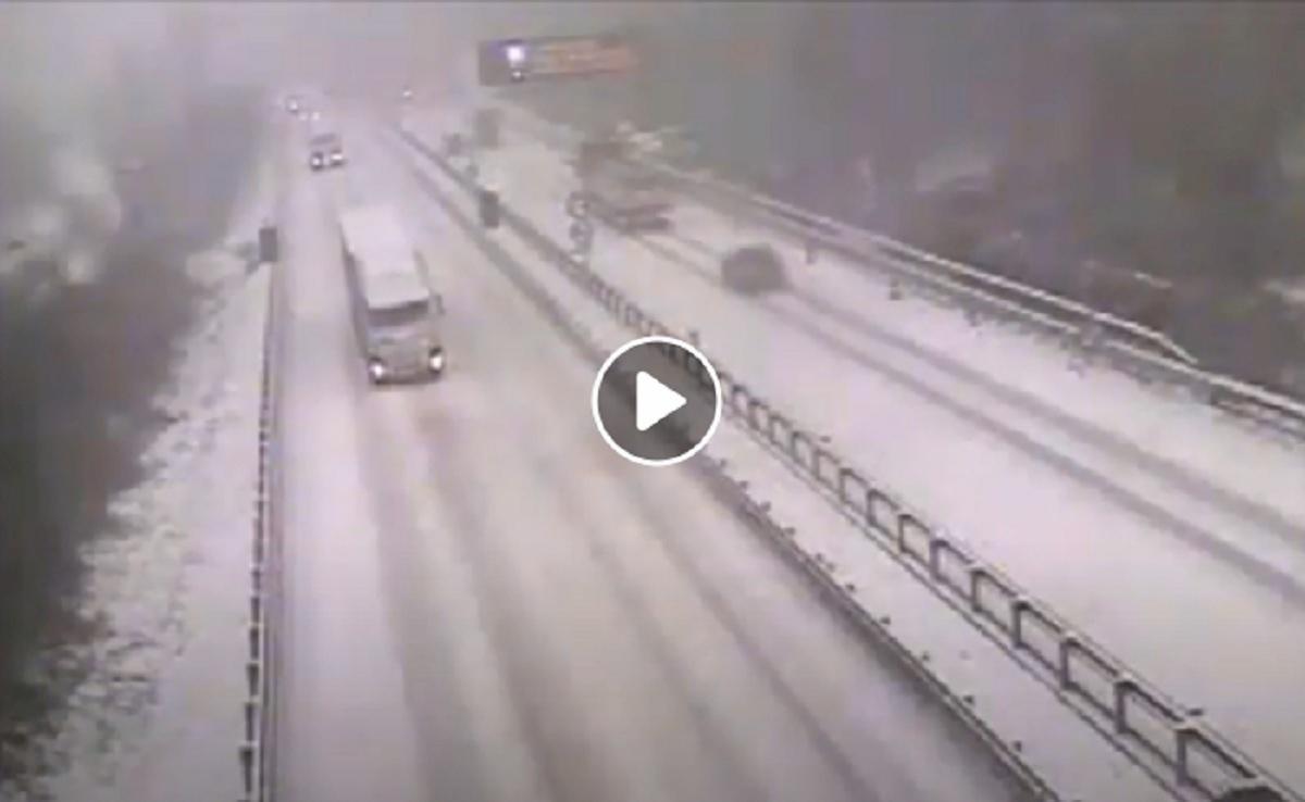 tir genova, foto da video