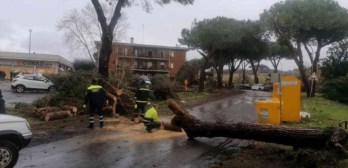 tromba d'aria a cerveteri