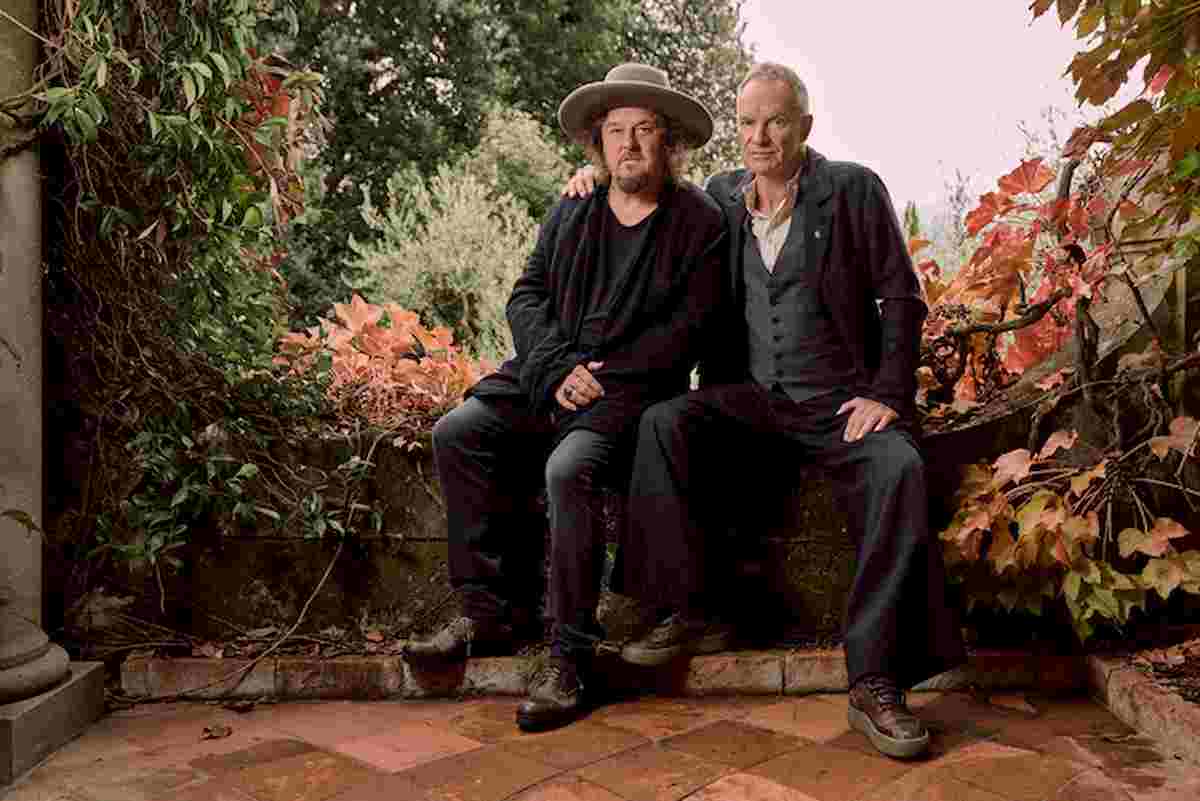 zucchero insieme a sting, foto ansa