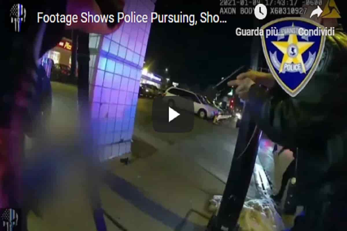 Chicago, sparò a caso in strada e uccise tre passanti prima di venir ucciso dalla polizia. Ecco il video della sparatoria