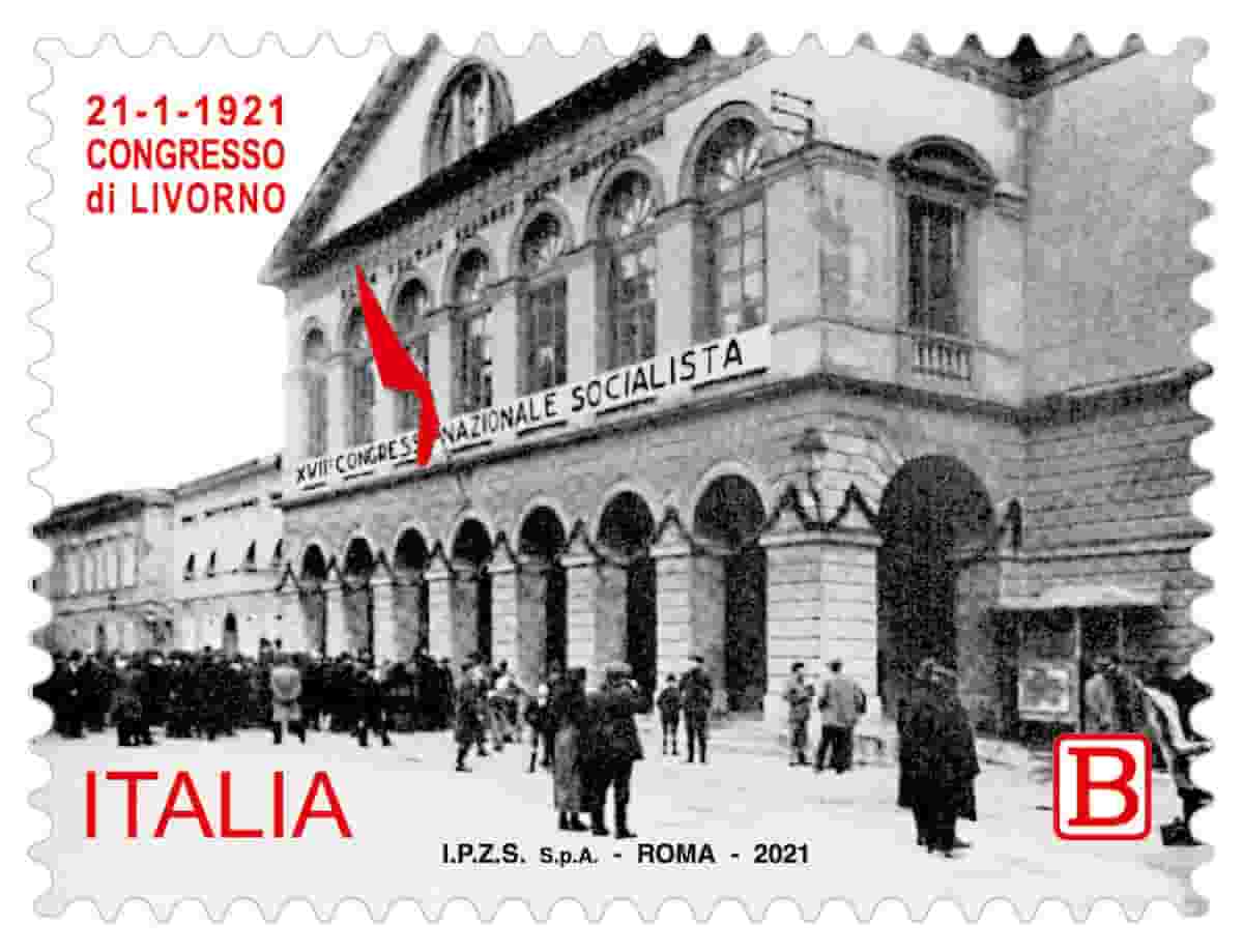 Francobollo per il centenario del Congresso di Livorno: FOTO, caratteristiche, tiratura