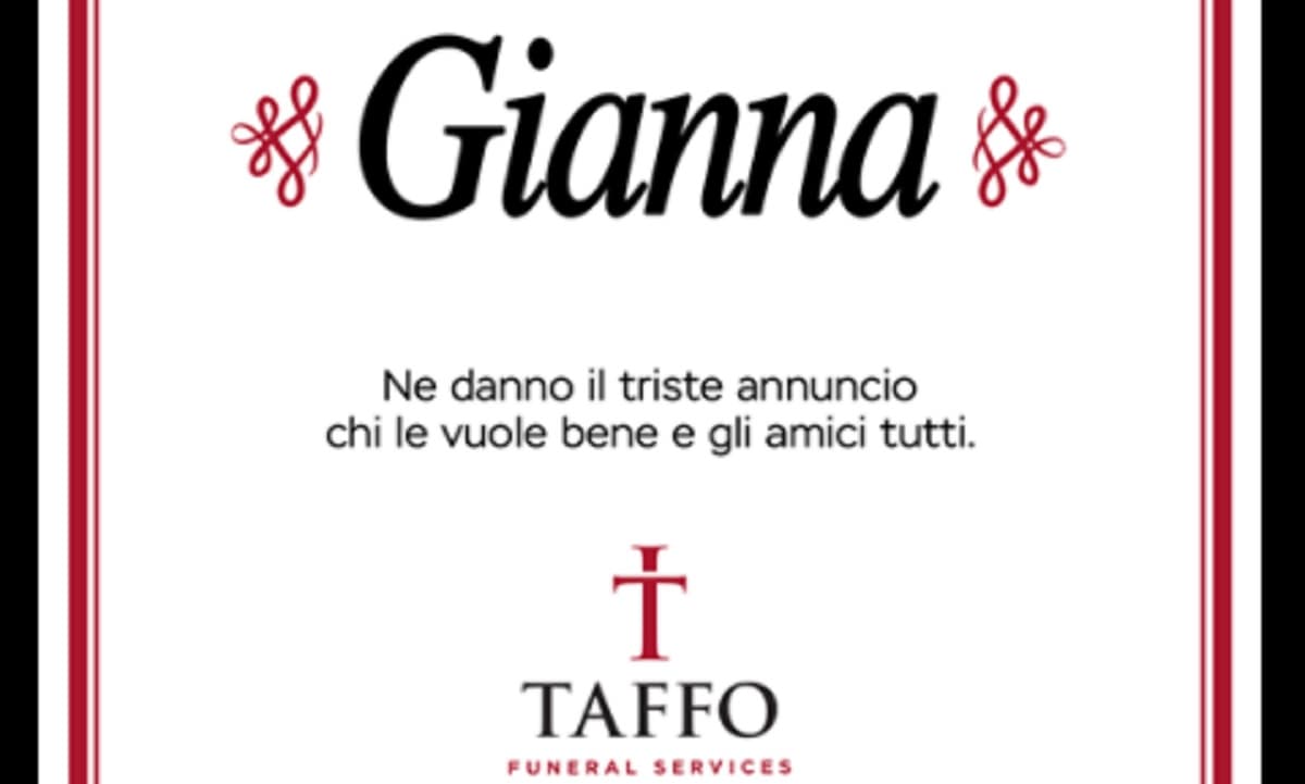 Trans Gianna muore ad Andria, famiglia sul manifesto funebre scrive Giovanni: agenzia ne fa un altro