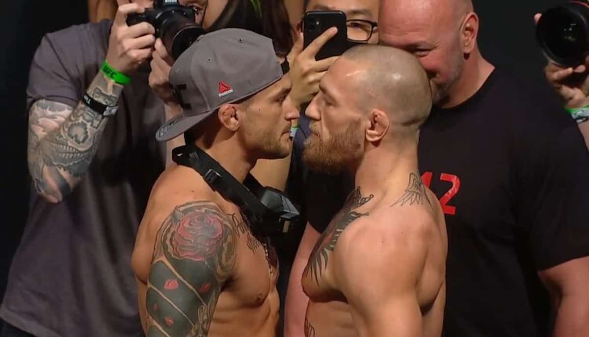 Conor McGregor sfida Dustin Poirier