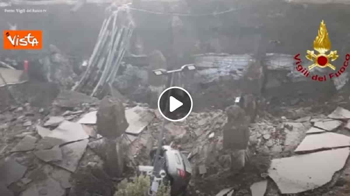 Voragine ad Abbadia San Salvatore (Siena): salvato uomo precipitato a 7 metri di profondità