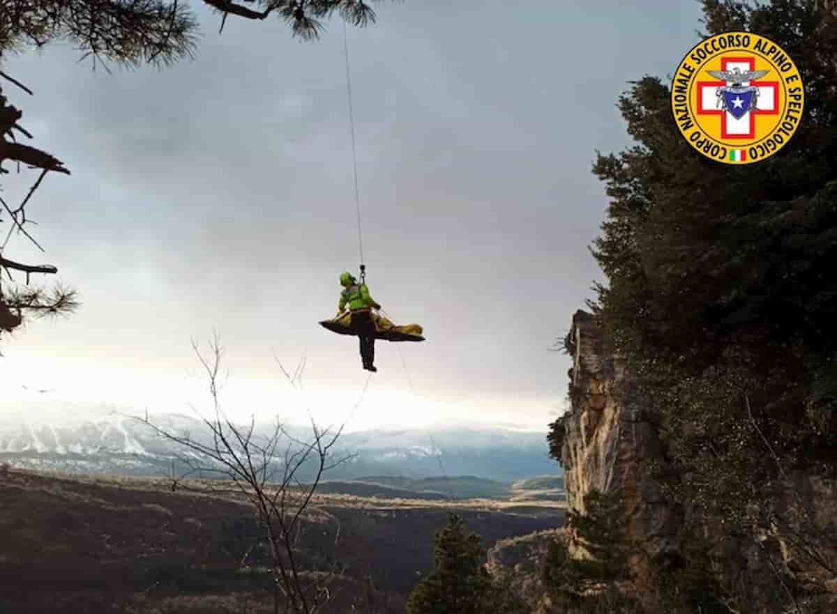 Roccamorice, incidente durante l'arrampicata: finisce in rianimazione e viene multata perché...era zona rossa