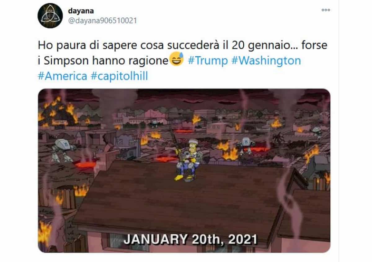 Assalto al Congresso Usa simpson