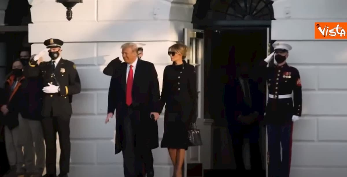 Donald Trump Melania Casa Bianca