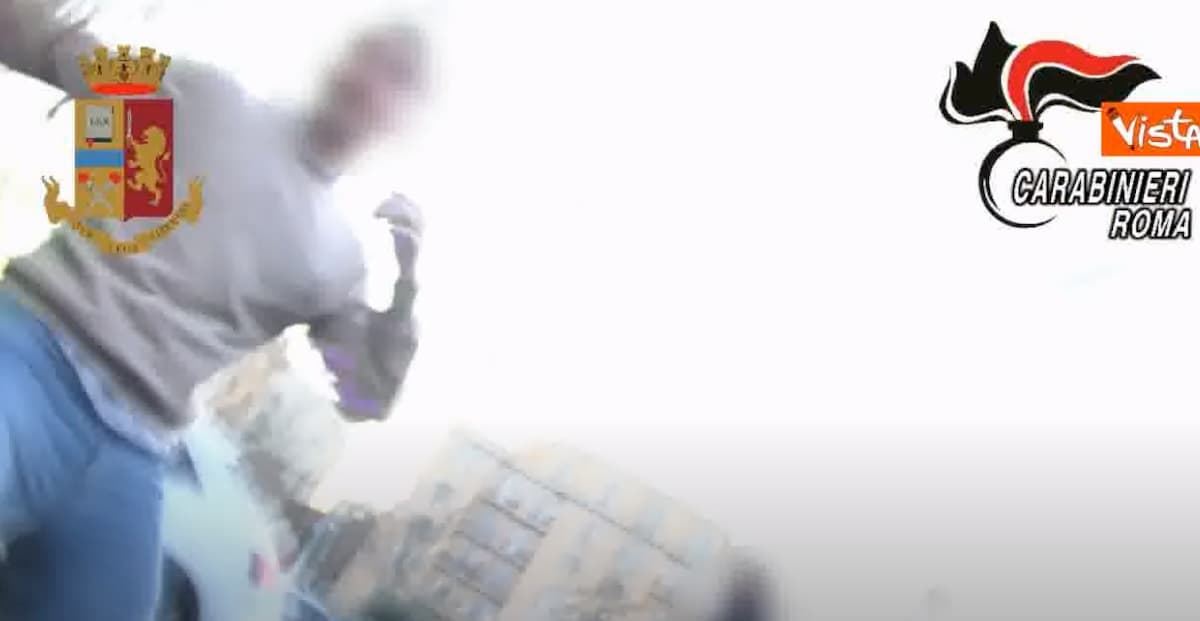 video aggressione ultras Lazio rai