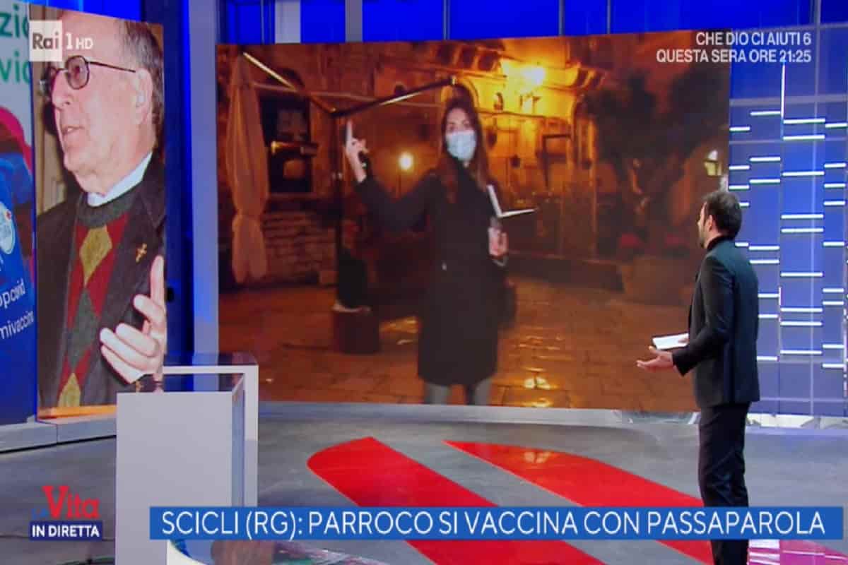 Vita in Diretta, l’inviata in collegamento fa il dito medio. Ecco cosa è successo alle spalle di Alberto Matano