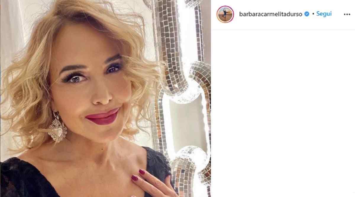 barbara d'urso, foto instagram