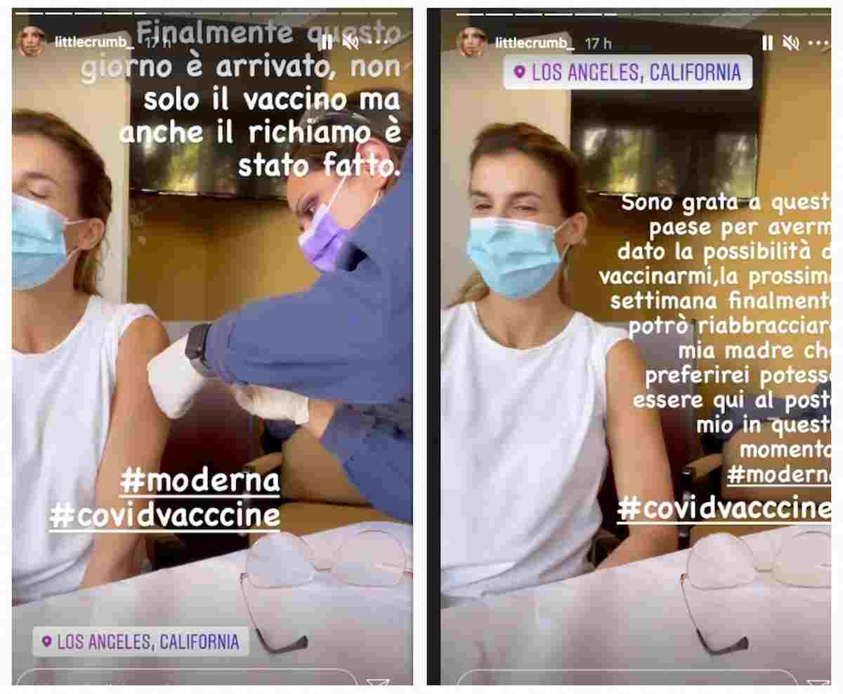 elisabetta canalis su Instagram