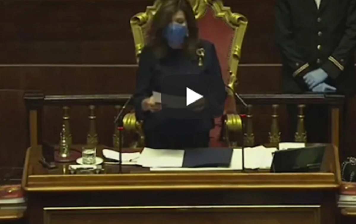 casellati ricorda marini al senato