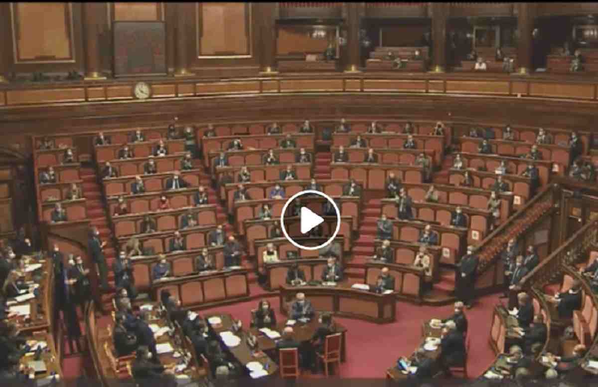 draghi parla in senat