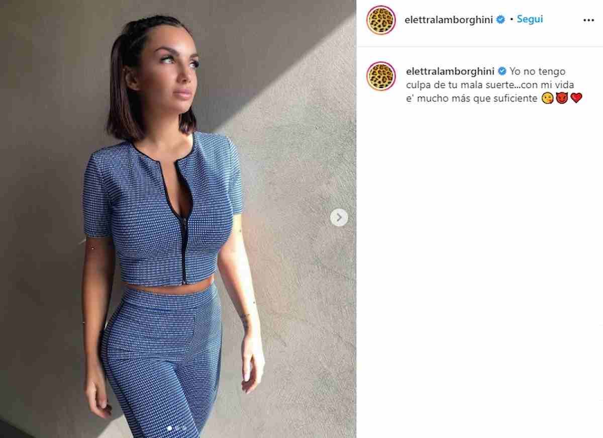 Eletrtra Lamborghini, i legings su Instragram
