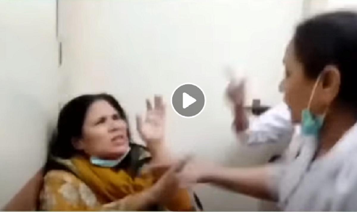 pakistan infermiera picchiata