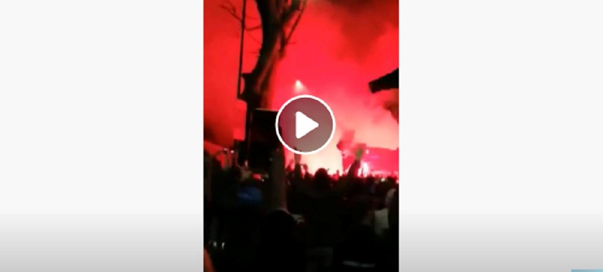 stadio bergamo assembramenti