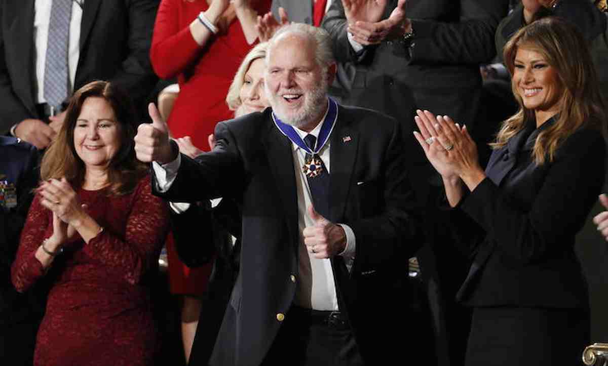 Rush Limbaugh muore 71 anni