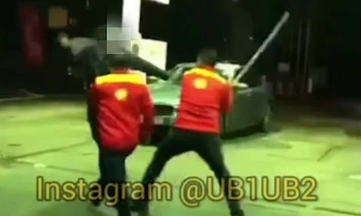 Uomo cacciato da stazione di servizio