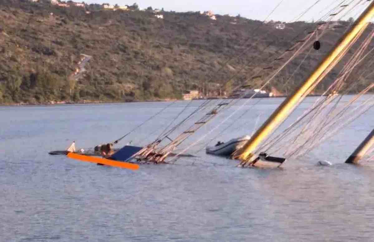 creta, lo yacht inabissato