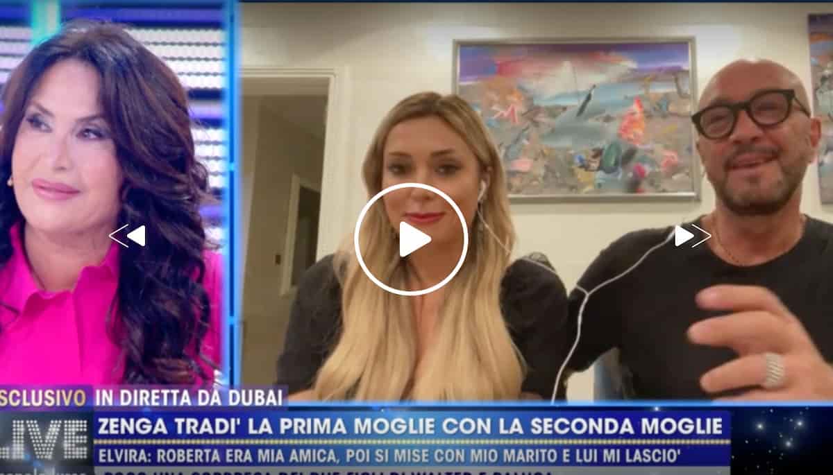 Walter Zenga e il tradimento dell'ex moglie Elvira Carfagna: il racconto a Live - Non è la D'Urso