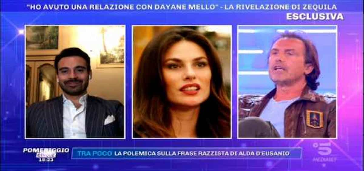 Antonio Zequila e Dayane Mello, lui rivela a Pomeriggio 5: "Abbiamo avuto un flirt telefonico"