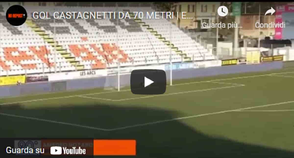 Michele Castagnetti, tiro al volo di sinistro da 70 metri: l'incredibile gol del centrocampista della Cremonese VIDEO