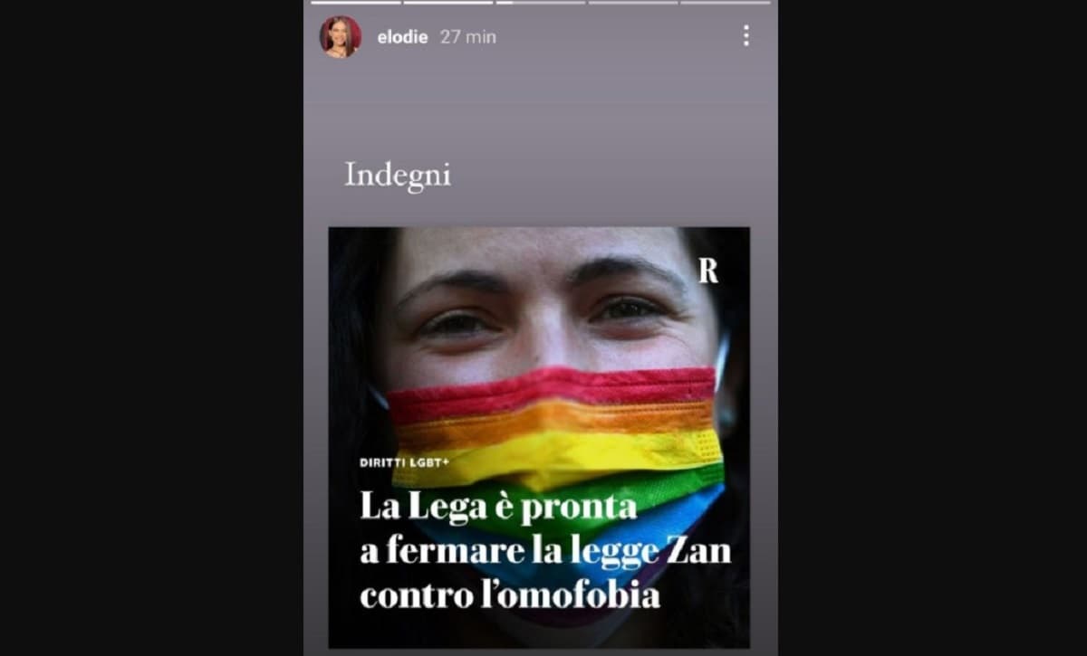 Elodie contro la Lega viene insultata sui social: "Le putt... non dovrebbero stare in televisione"