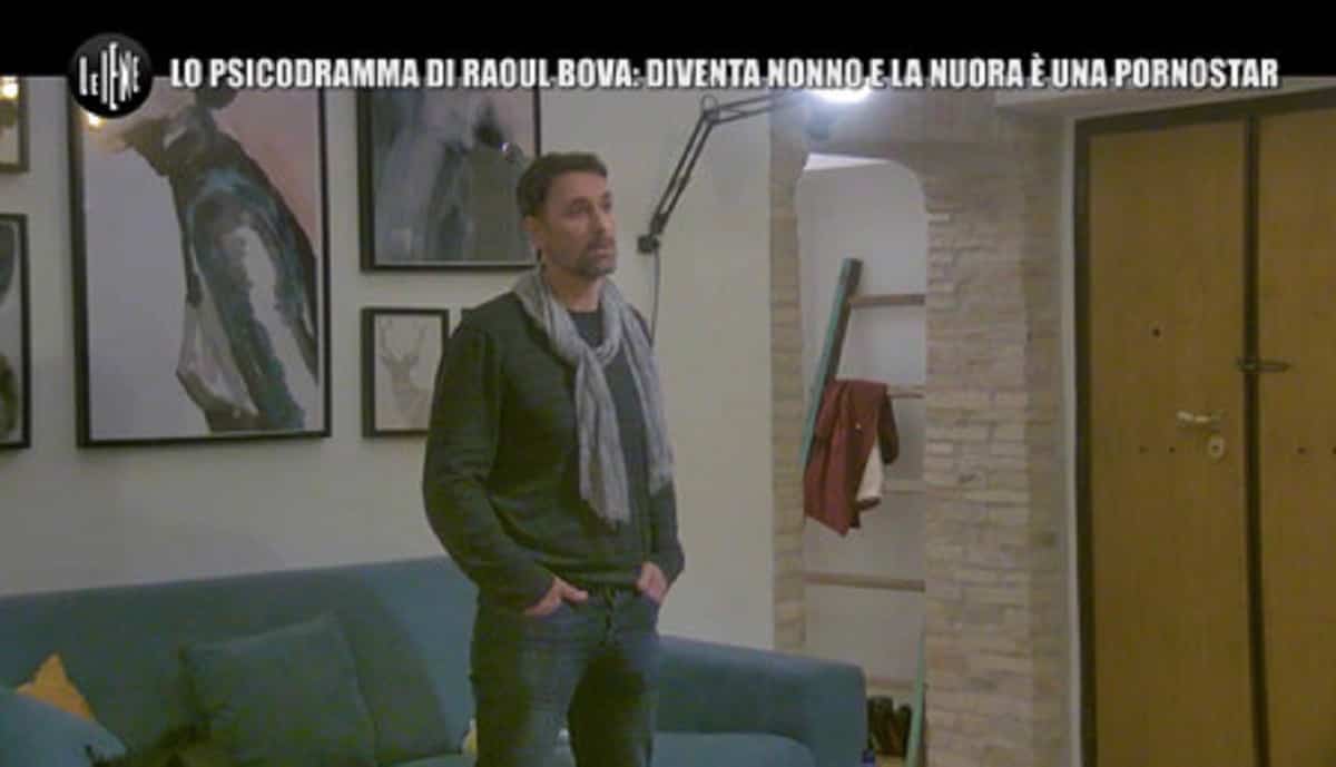 Le Iene e lo scherzo a Raoul Bova: il figlio Francesco e la pornostar Priscilla Salerno come nuora