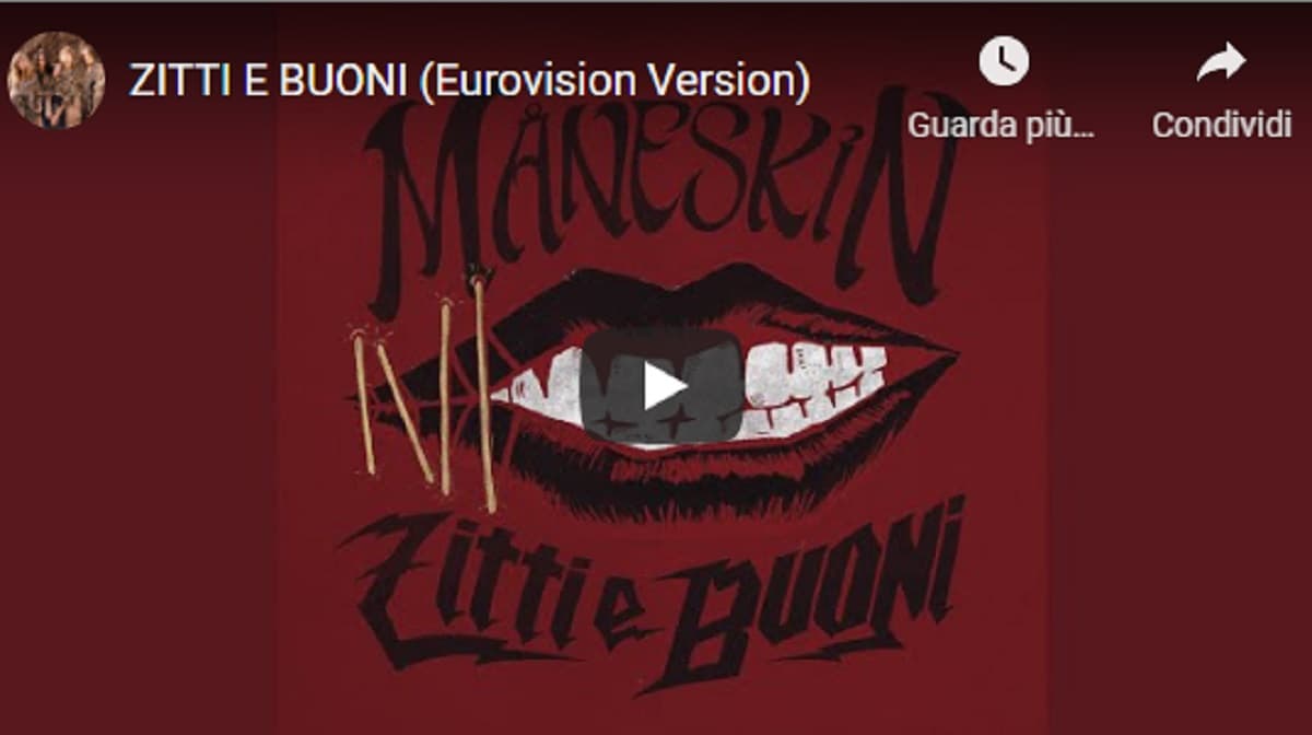 Maneskin all'Eurovision con Zitti e buoni ma... senza parolacce. Ecco il nuovo testo