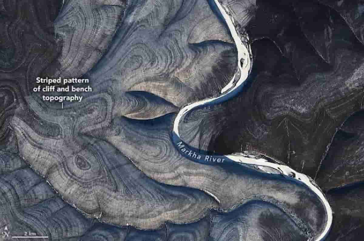 Il mistero dei canyon in Siberia nelle foto dallo spazio della Nasa