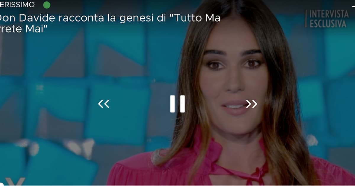 Don Davide Banzato a Verissimo: "Dai festini con la droga alla tonaca: io, un prete che ha pensato anche al suicidio"
