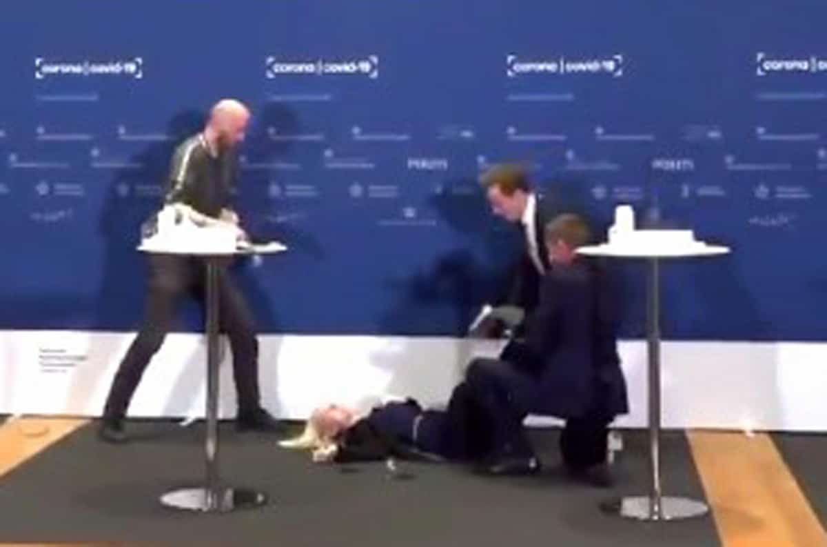 Danimarca, sviene in diretta tv mentre annuncia lo stop ad AstraZeneca: il VIDEO della direttrice dell'agenzia del farmaco