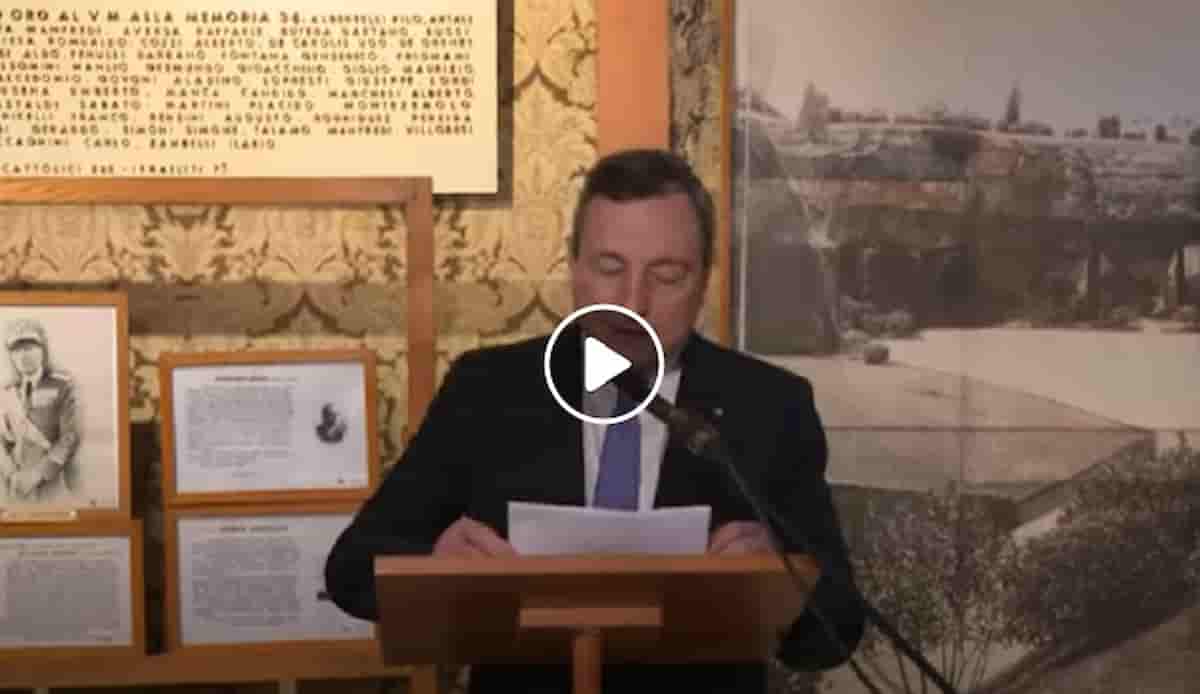 Fascisti e area grigia. Draghi: noi italiani non fummo tutti brava gente. Neanche oggi