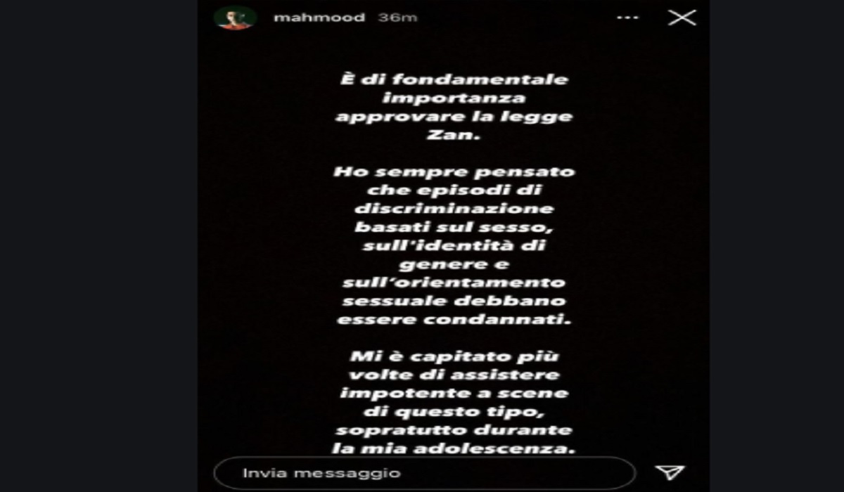 mahmood storia instagram