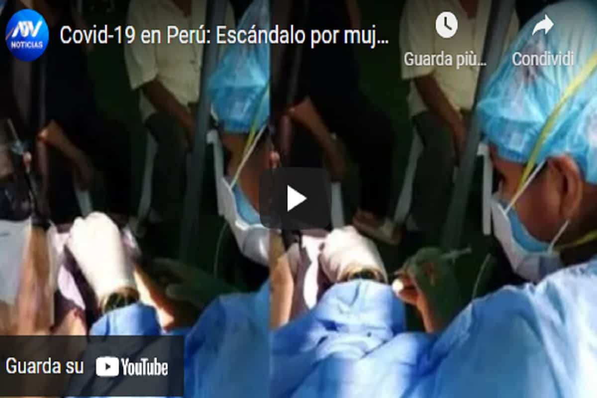 Perù, infermiera prova a fare il vaccino con una siringa... vuota VIDEO