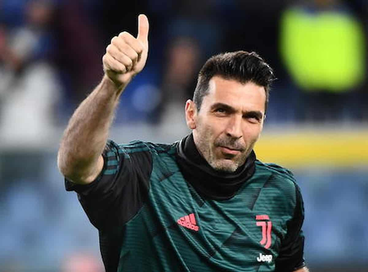 buffon addio juventus