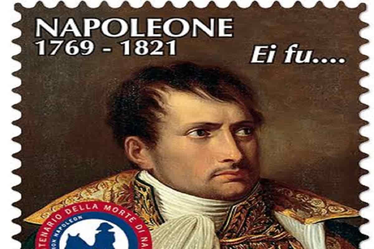 Poste Italiane il francobollo dedicato a Napoleone Bonaparte nel bicentenario della morte