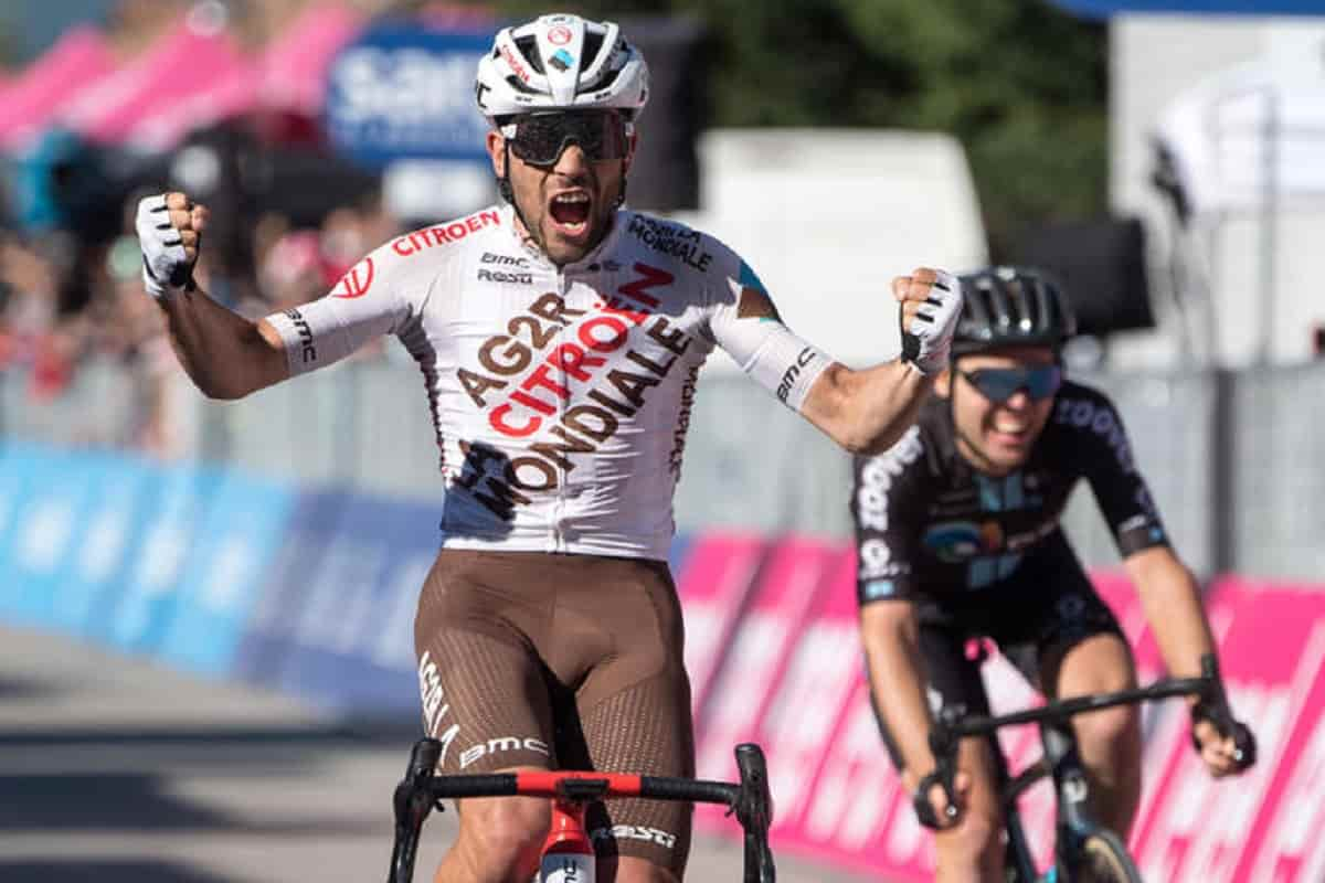 Giro d'Italia, 12° tappa: vince Andrea Vendrame. Finalmente una vittoria italiana. La classifica generale