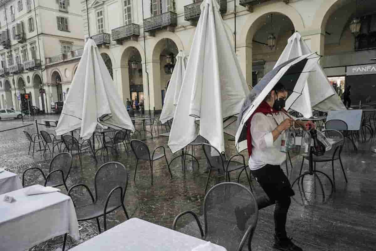 Maltempo Torino grandine