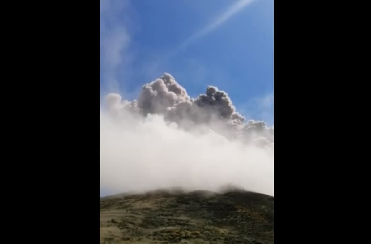 Stromboli forte eruzione