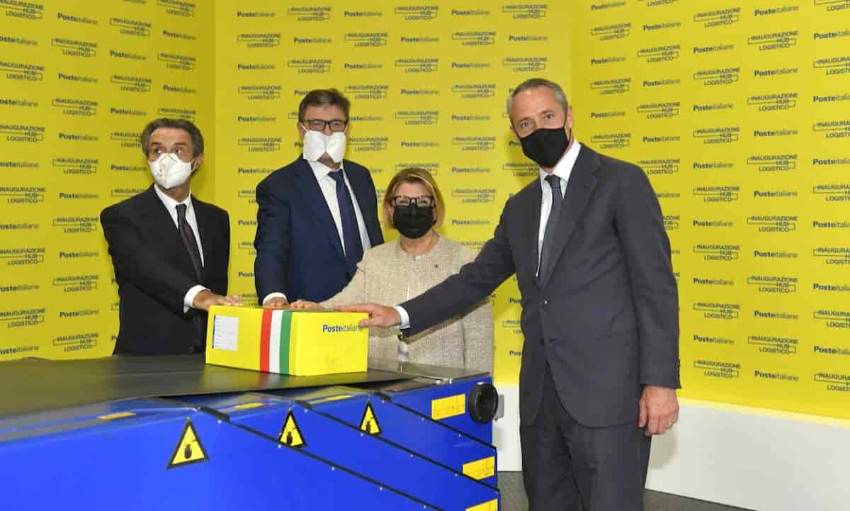 Poste Italiane inaugura a Landriano (Pavia) il più grande hub in Italia per l'e-commerce