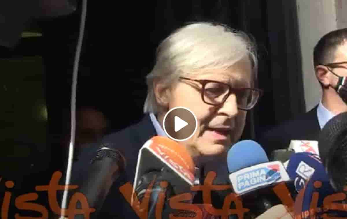 Sgarbi assessore nel ticket Michetti-Matone? Ritirata la candidatura a sindaco di Roma VIDEO