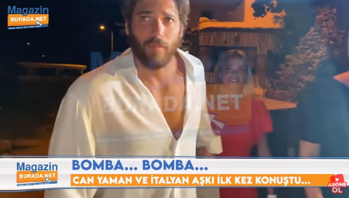 Can Yaman innervosito dai paparazzi, Diletta Leotta: "Non mi tirare, stai tranquillo" VIDEO